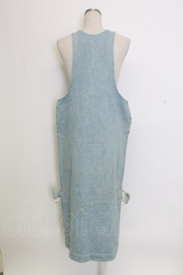 画像2: INGEBORG / リボンジャンパースカート  ライトブルー T-25-12-31-025-LO-OP-SA-ZT (2)