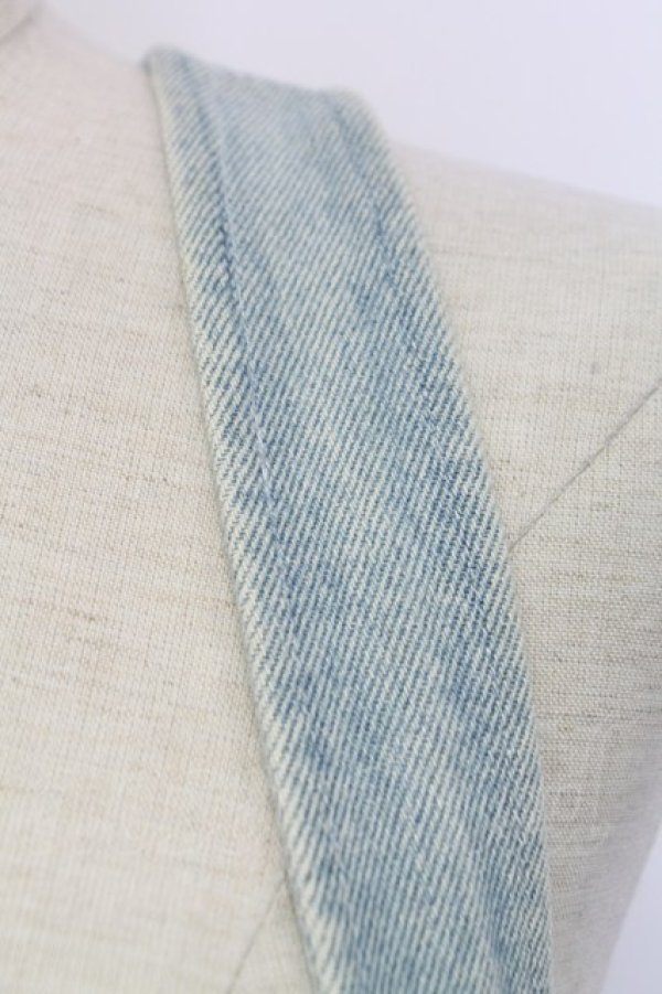 画像9: INGEBORG / リボンジャンパースカート  ライトブルー T-25-12-31-025-LO-OP-SA-ZT (9)