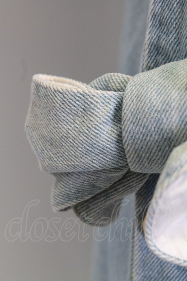 画像11: INGEBORG / リボンジャンパースカート  ライトブルー T-25-12-31-025-LO-OP-SA-ZT (11)