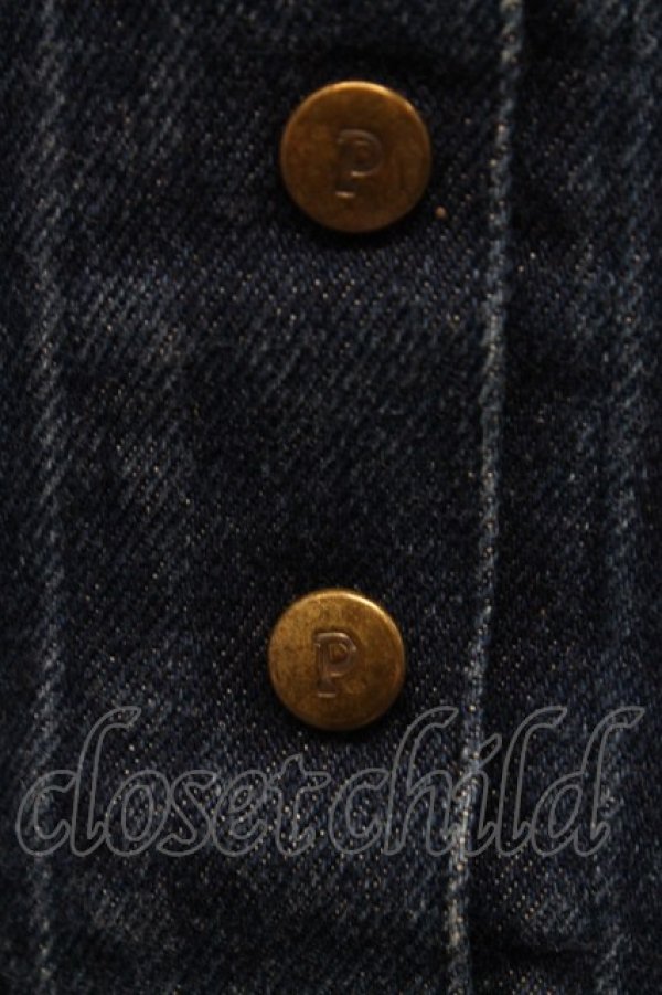 画像11: PINK HOUSE / テリア刺繍&ワッペンジャンパースカート  インディゴ T-25-12-31-026-LO-OP-SA-ZT (11)