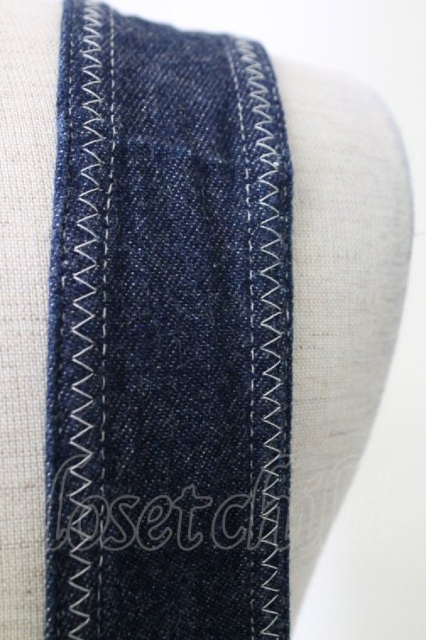 画像4: PINK HOUSE / デニムリボンジャンパースカート  インディゴ T-25-12-31-028-LO-OP-SA-ZT (4)