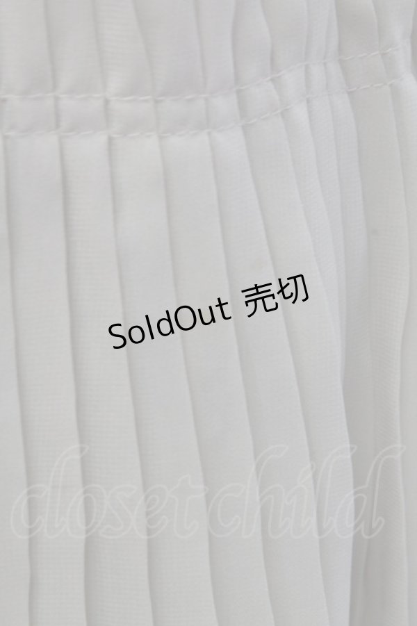 画像4: axes femme / 裾薔薇レースプリーツスカート  ブラウンＸ黒 T-25-12-31-029-AX-SK-SA-ZT (4)