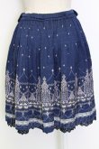 画像2: axes femme / イルミネーション柄スカート  ネイビー T-25-12-31-032-AX-SK-SA-ZT (2)