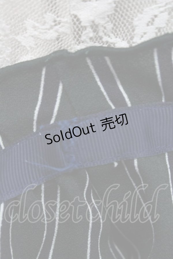 画像5: axes femme / レース切替レジメカットプルオーバー  グリーンＸアイボリー T-25-12-31-005-AX-TO-SA-ZT439 (5)