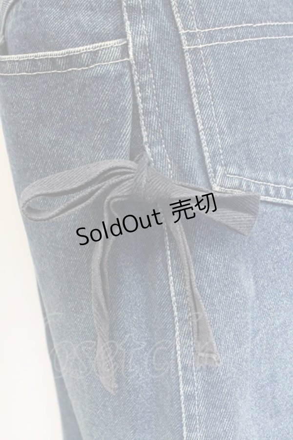 画像4: PINK HOUSE / 裾フリルデニムスカート  インディゴ T-25-12-31-035-LO-SK-SA-ZT (4)