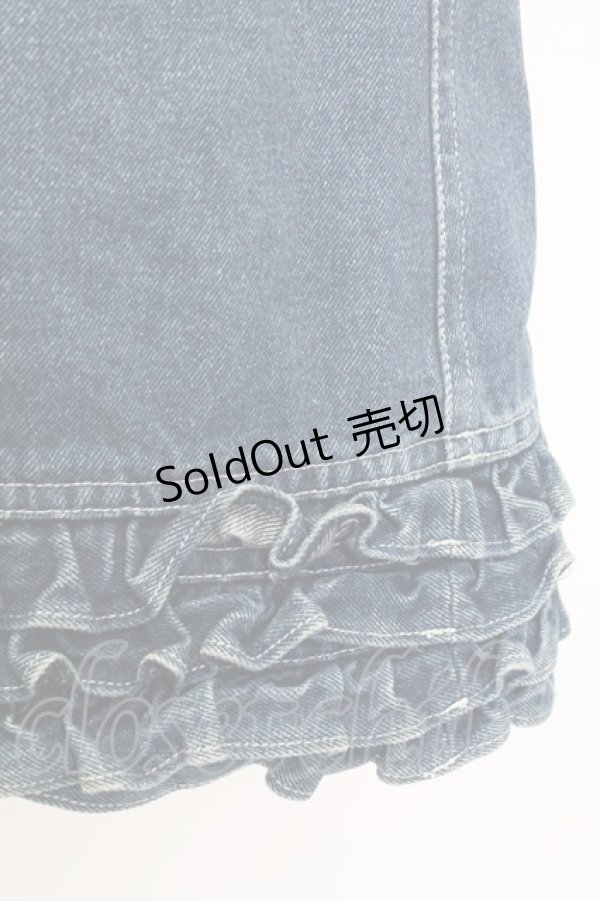 画像6: PINK HOUSE / 裾フリルデニムスカート  インディゴ T-25-12-31-035-LO-SK-SA-ZT (6)