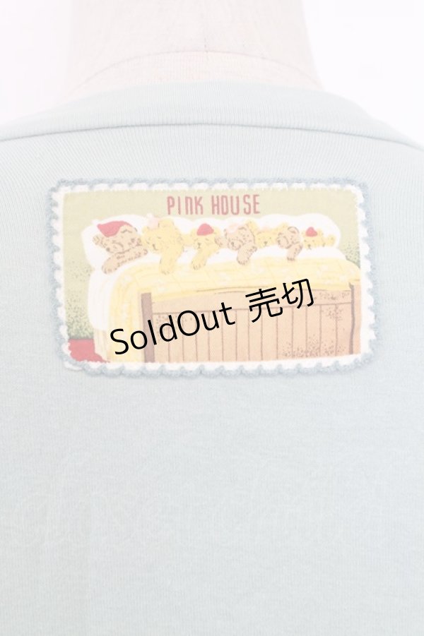 画像4: PINK HOUSE / クリスマスクマ長袖Tシャツ M ミント T-25-12-31-001-LO-TS-SA-ZT439 (4)