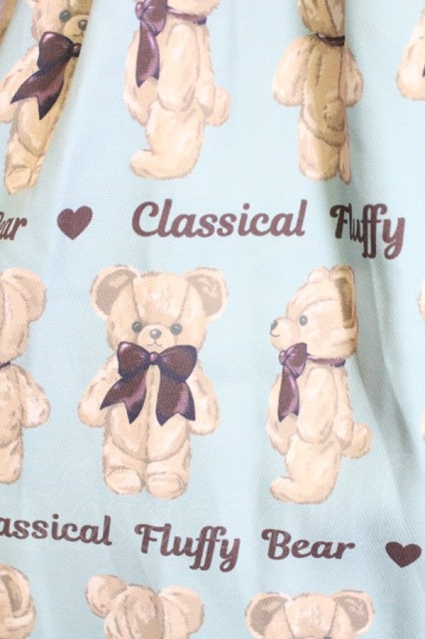 画像5: axes femme kawaii / フラッフィベアジャンスカ  サックス T-25-12-31-007-AX-OP-SA-ZT (5)