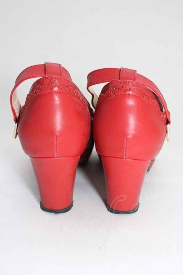 画像2: axes femme kawaii / リボンパンプス S ワイン T-26-01-04-024-AX-SH-SA-ZT (2)