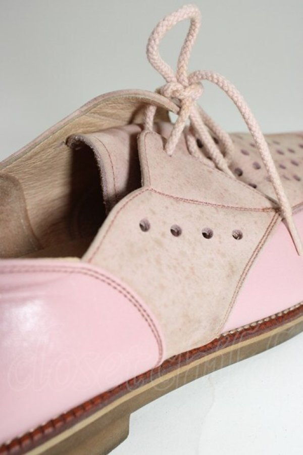 画像10: PINK HOUSE / パンチングシューズ XL ピンク T-26-01-04-025-LO-SH-SA-ZT (10)