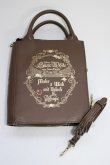 画像5: Maison de FLEUR / 女王/ブック型ショルダーバッグ  ブラウン T-26-01-04-003-LO-BG-SA-ZT (5)