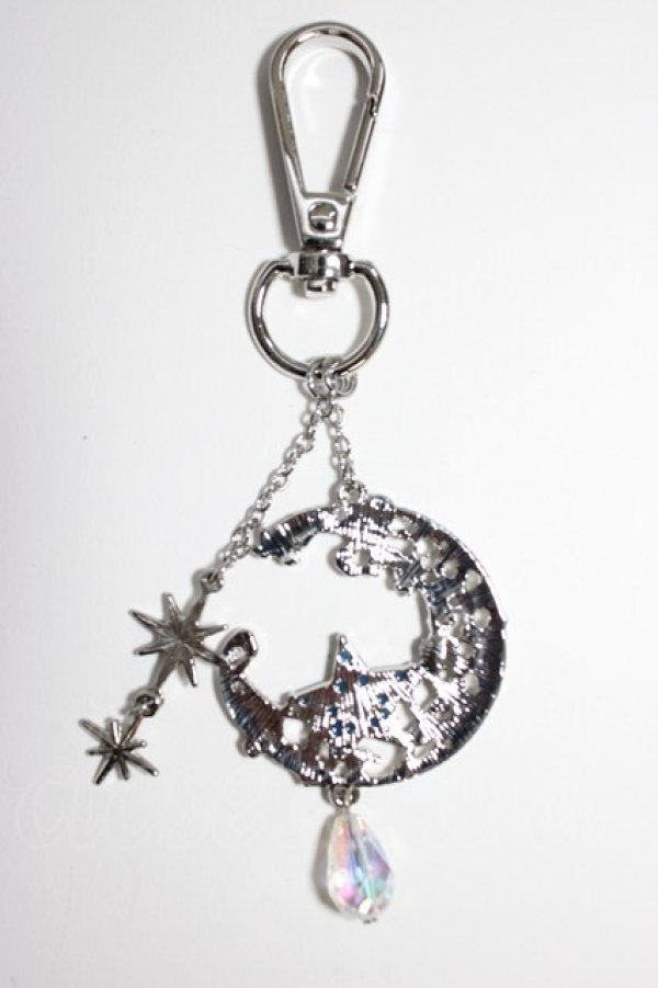 画像2: axes femme / MOONモチーフバッグチャーム  シルバー T-26-01-04-005-AX-AC-SA-ZT (2)