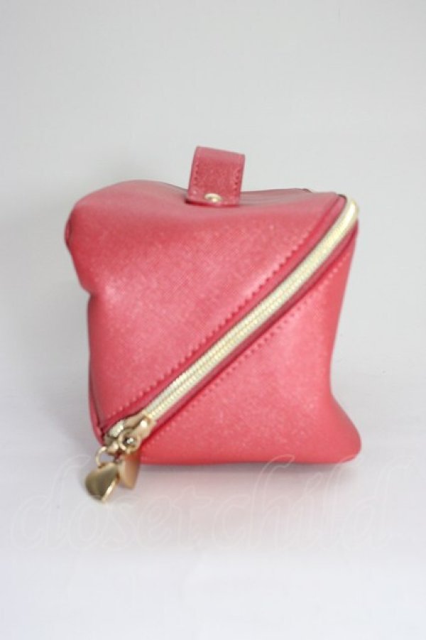 画像3: m petit by misako / ビジューリボンポーチ  ピンク T-26-01-04-001-LO-ZA-SA-ZT (3)