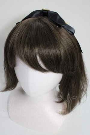 画像: Amavel / Starlight Planetarium スリーピンリボン  黒「 T-26-01-04-010-CA-AC-SA-ZT432F001