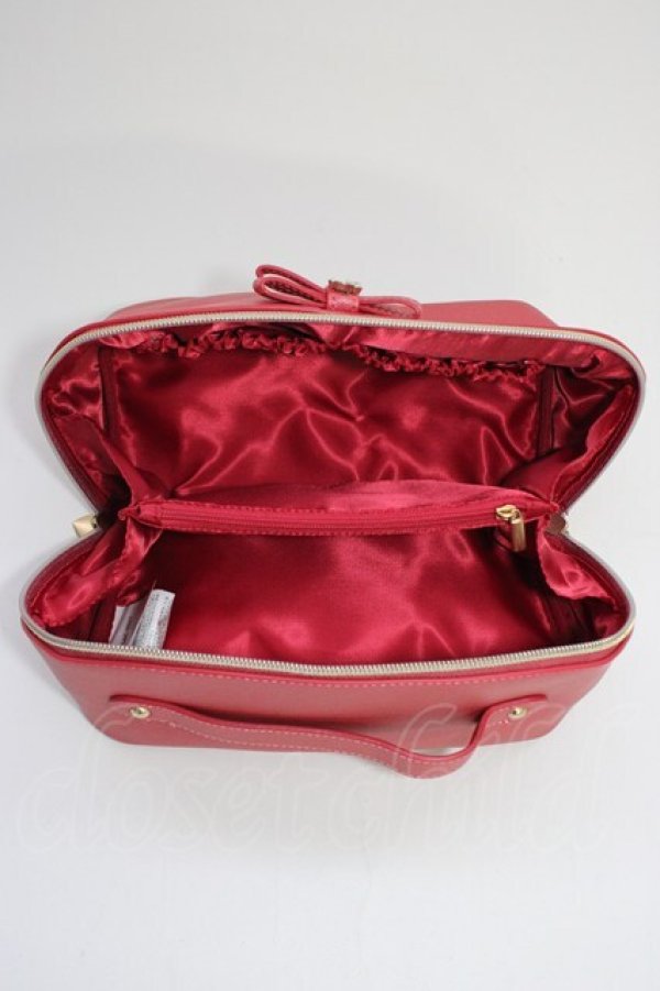 画像4: m petit by misako / ビジューリボンポーチ  ピンク T-26-01-04-001-LO-ZA-SA-ZT (4)