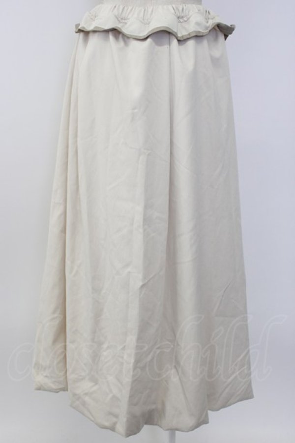 画像2: axes femme / 衿デザインスカート  アイボリ T-26-01-08-005-AX-SK-IG-ZT (2)