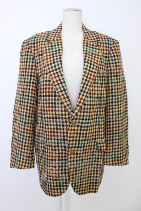 画像1: Karl Helmut / チェック柄ジャケット  ブラウン T-26-01-09-027-EL-JA-SA-ZT (1)