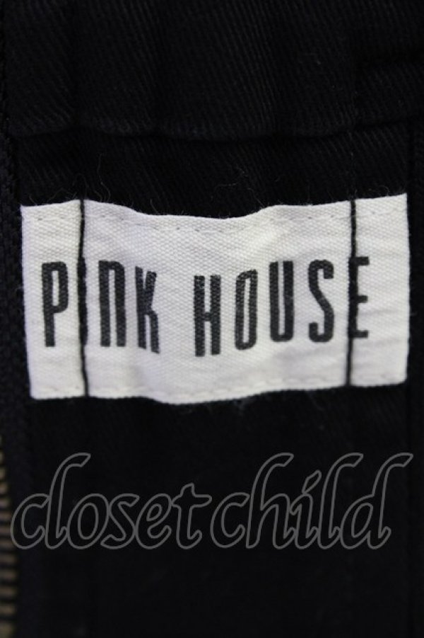 画像5: PINK HOUSE / ロゴブルゾン  黒Ｘ白 T-26-01-09-029-LO-JA-SA-ZT (5)