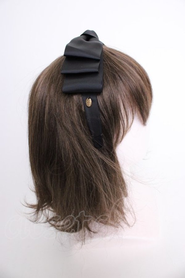 画像3: m petit by misako / NINA'sコラボ AM*NIリボンカチューシャ  黒 T-26-01-09-034-LO-AC-SA-ZT (3)