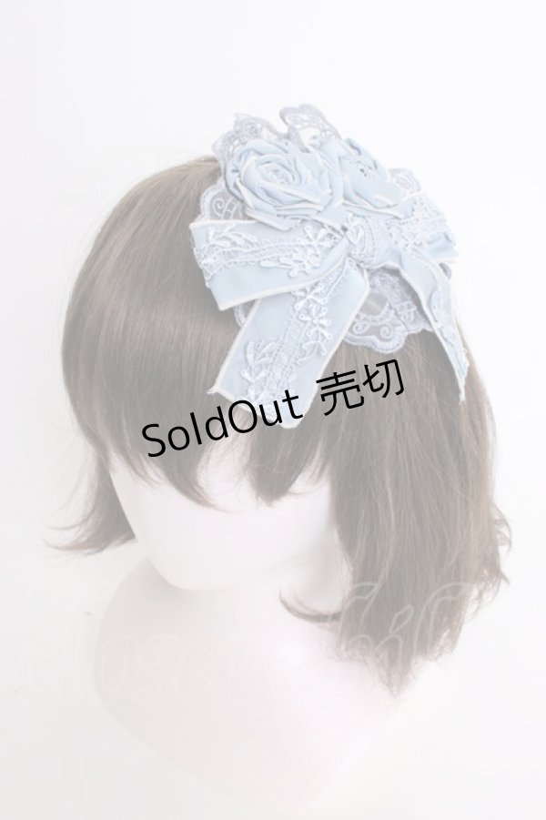 画像1: ZJ STORY / ローズリボンキャノティエクリップ  サックス T-26-01-09-036-0-AC-SA-ZT (1)