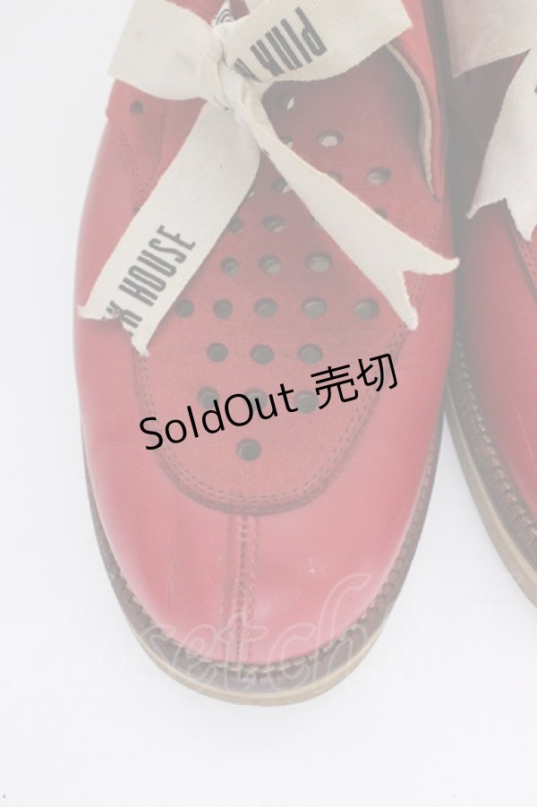画像7: PINK HOUSE / パンチングシューズ L レッド T-26-01-09-040-LO-SH-SA-ZT (7)