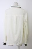 画像2: axes femme / ミリタリー風ブラウス L ホワイト T-26-01-09-001-AX-BL-SA-ZT (2)