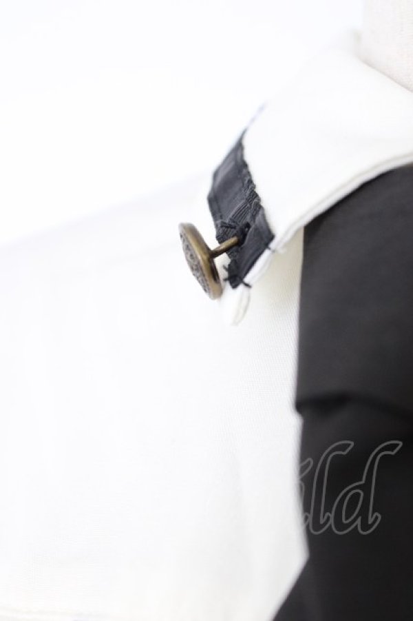 画像4: axes femme / ミリタリー風ブラウス L ホワイト T-26-01-09-001-AX-BL-SA-ZT (4)