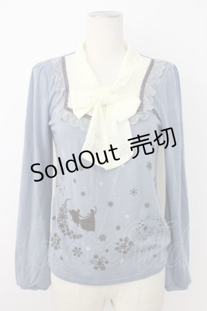 画像: axes femme / アナと雪の女王コラボトップス  サックス T-26-01-09-012-AX-TO-SA-ZT