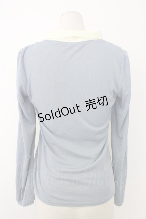 画像2: axes femme / アナと雪の女王コラボトップス  サックス T-26-01-09-012-AX-TO-SA-ZT (2)