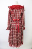画像2: PINK HOUSE / PINK HOUSE×misako aoki チェックワンピース  レッド T-26-01-09-019-LO-OP-SA-ZT (2)