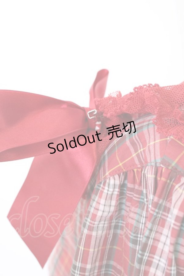画像3: PINK HOUSE / PINK HOUSE×misako aoki チェックワンピース  レッド T-26-01-09-019-LO-OP-SA-ZT (3)