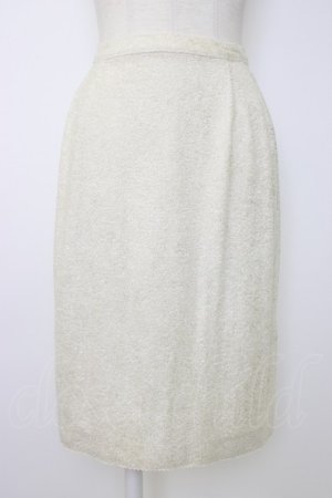 画像: INGEBORG / パイル地ミニスカート  アイボリー T-26-01-09-021-LO-SK-SA-ZT