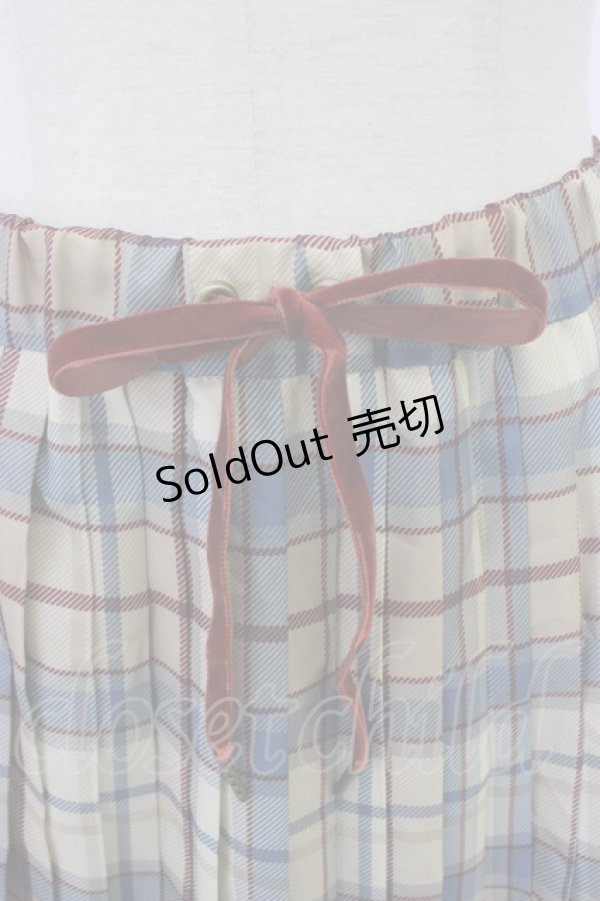 画像3: Jane Marple / チェックプリーツスカート M ベージュ T-26-01-09-022-JM-SK-SA-ZT (3)