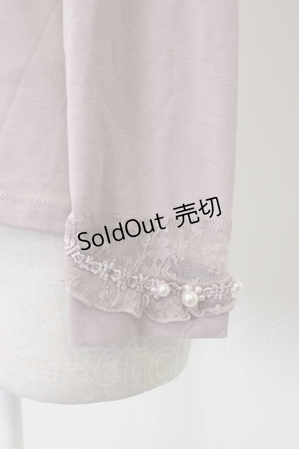 画像4: axes femme / ビジュー使いハイネックインナー  ピンク T-26-01-10-002-AX-TO-SA-ZT279 (4)