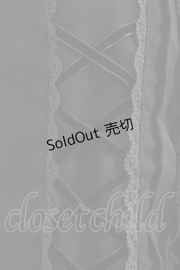 画像4: axes femme / レースアップベスト  ブラウン T-26-01-10-004-AX-TO-SA-ZT (4)