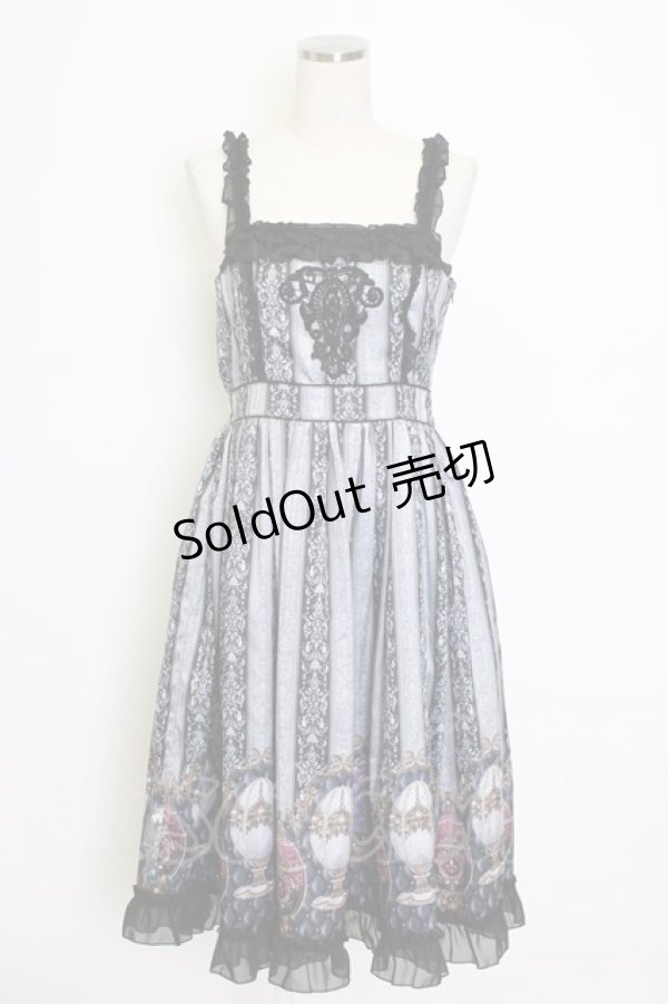 画像1: axes femme Kawaii / インペリアルイースターワンピース  黒 T-26-01-10-005-AX-OP-SA-ZH (1)