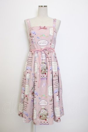 画像: axes femme Kawaii / 10thアニバーサリージャンパースカート  ピンク T-26-01-13-008-AX-OP-SA-ZT