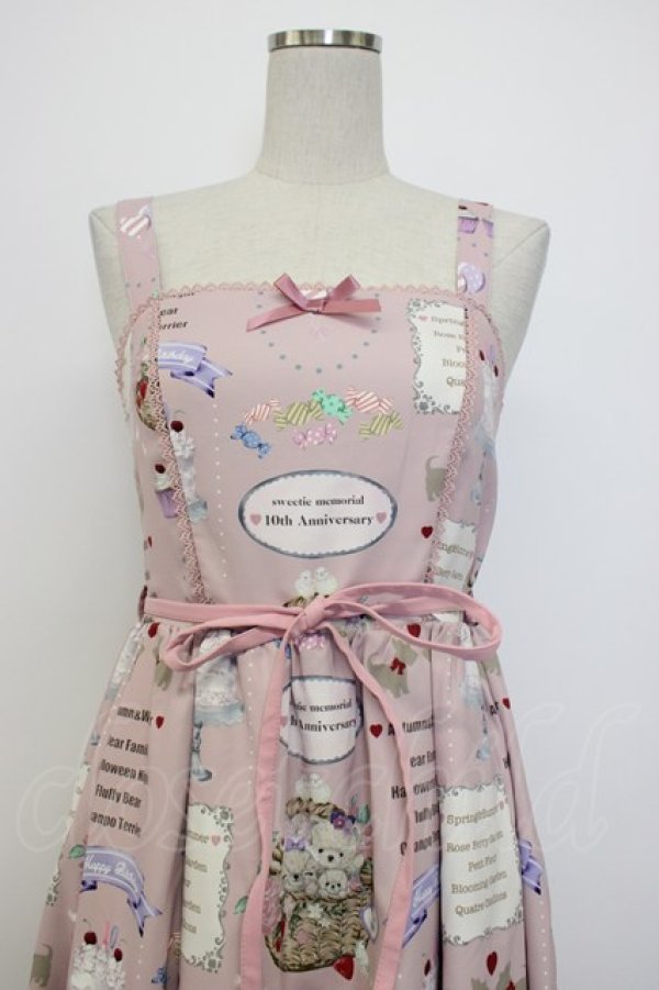 画像4: axes femme Kawaii / 10thアニバーサリージャンパースカート  ピンク T-26-01-13-008-AX-OP-SA-ZT (4)