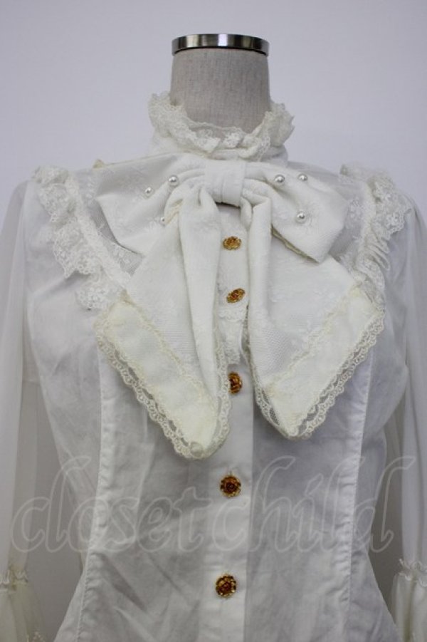 画像5: Angelic Pretty / Romantic Sweet Lacyブラウス  ホワイト T-26-01-13-001-AP-BL-SA-ZT (5)