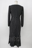 画像2: evelyn / ドットマーメイドワンピース  ブラック T-26-01-13-010-LO-OP-SA-ZT (2)