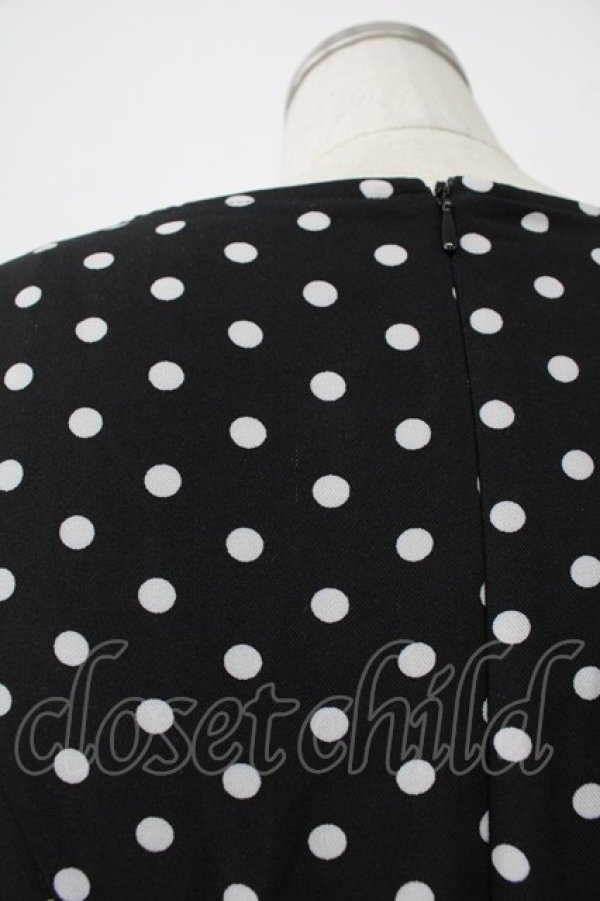 画像4: evelyn / ドットマーメイドワンピース  ブラック T-26-01-13-010-LO-OP-SA-ZT (4)