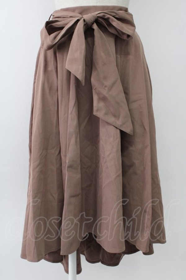 画像1: axes femme / ポケットフィッシュテールスカート  モカ T-26-01-13-011-AX-SK-SA-ZT (1)