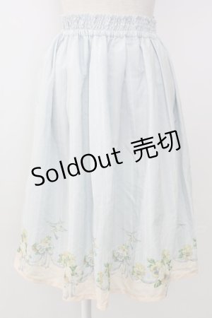 画像: axes femme POETIQUE / 2021年福袋スカート  サックス T-26-01-13-015-AX-SK-IG-ZT531