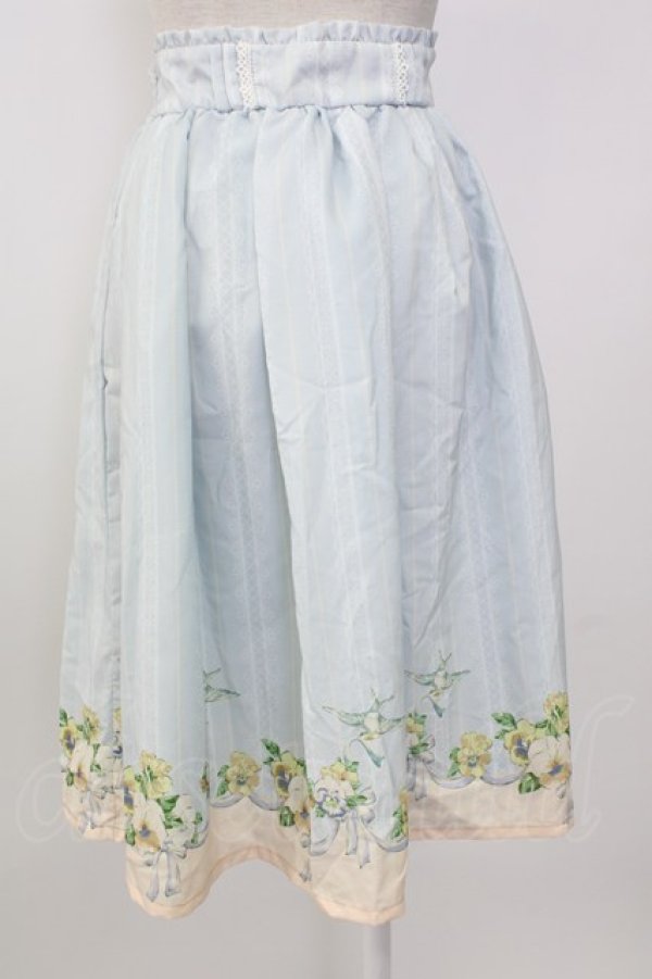 画像2: axes femme POETIQUE / 2021年福袋スカート  サックス T-26-01-13-015-AX-SK-IG-ZT (2)