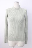 画像1: F&A / バックリボンリブニットプルオーバー  グリーン T-26-01-16-001-LO-TO-SA-ZT (1)