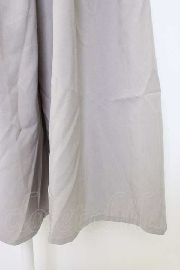 画像4: axes femme / ハイウエストプリーツ袴パンツ  グレー T-26-01-16-026-AX-PA-SA-ZT (4)