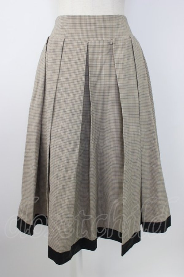 画像4: Button BearQueenie / グレンチェックジャケット&スカートセットアップ S ブラウン T-26-01-16-031-EL-OP-SA-ZT (4)