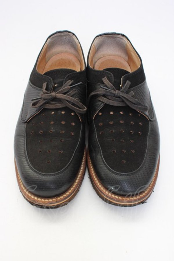 画像2: PINK HOUSE / パンチングシューズ L ブラック T-26-01-16-034-LO-SH-SA-ZT (2)