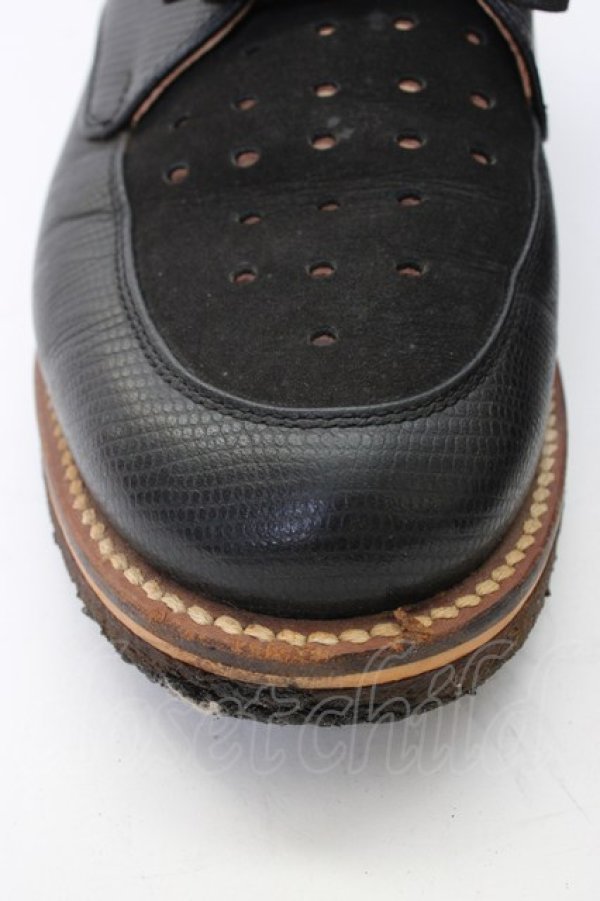 画像6: PINK HOUSE / パンチングシューズ L ブラック T-26-01-16-034-LO-SH-SA-ZT (6)