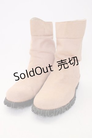 画像: PINK HOUSE / キャンバス地ショートブーツ LL ピンク T-26-01-16-035-LO-SH-SA-ZT